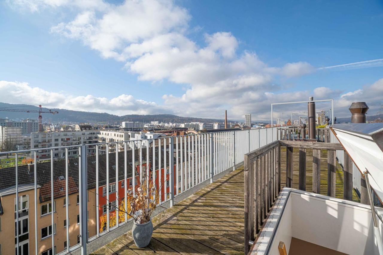 Modern 3Bdr Duplex With Skyroof In Trendy Zurich West Daire Dış mekan fotoğraf